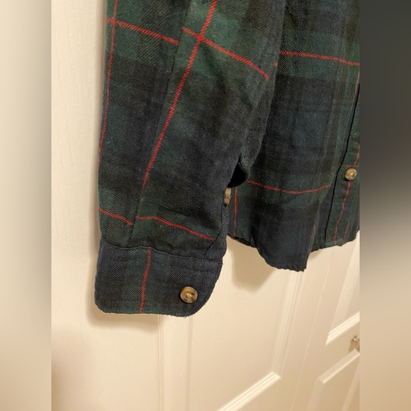 Abercrombie & Fitch Green Flannel Shirt - A&F soft size XS - Picture 4 of 5